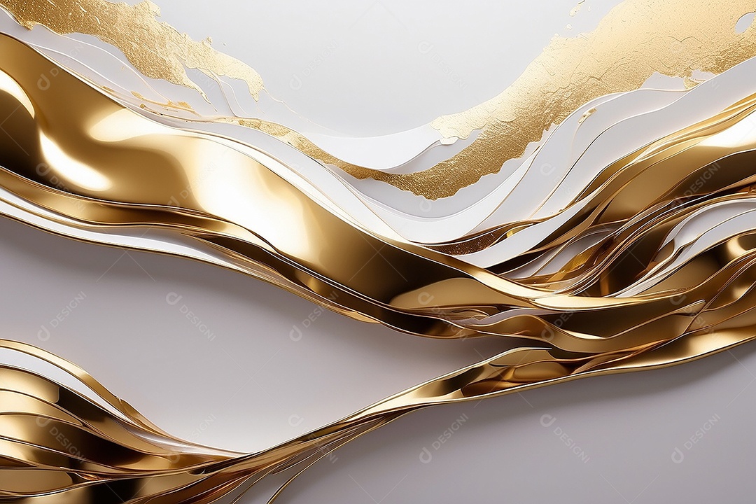 Fundo de cor gradiente de ouro branco