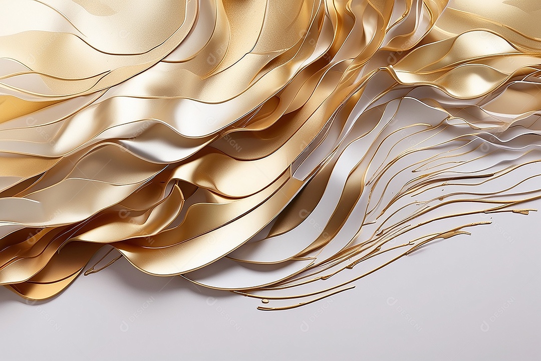 Fundo de cor gradiente de ouro branco