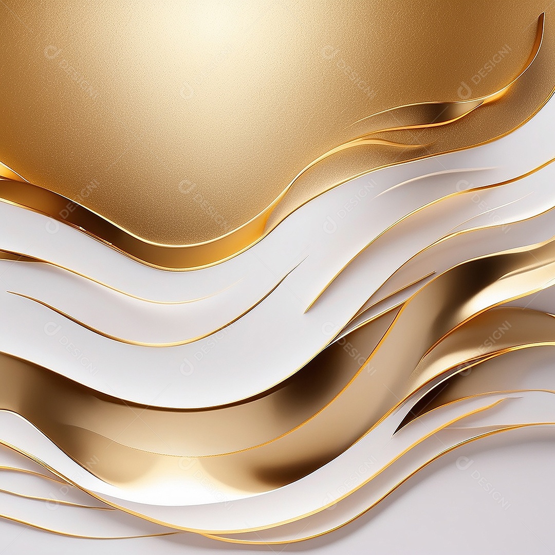 Fundo de cor gradiente de ouro branco