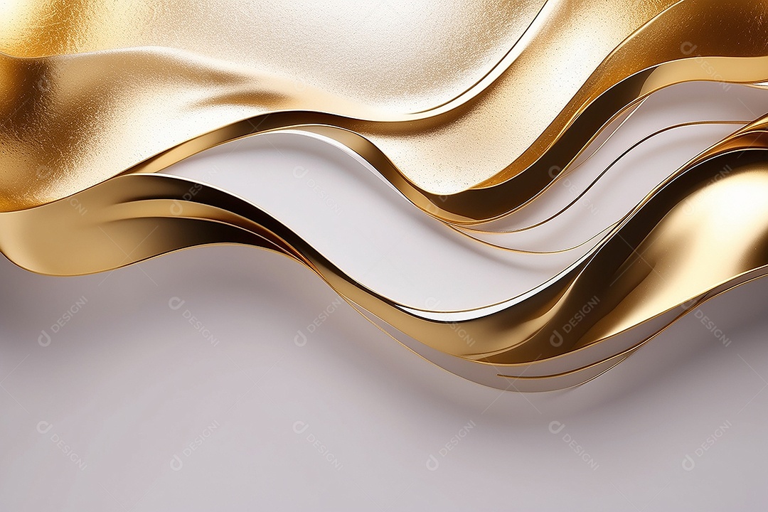 Fundo de cor gradiente de ouro branco