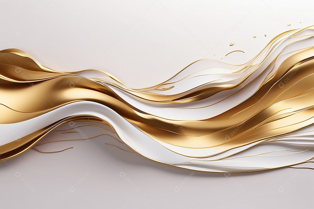 Fundo de cor gradiente de ouro branco