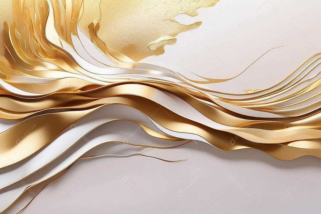 Fundo de cor gradiente de ouro branco