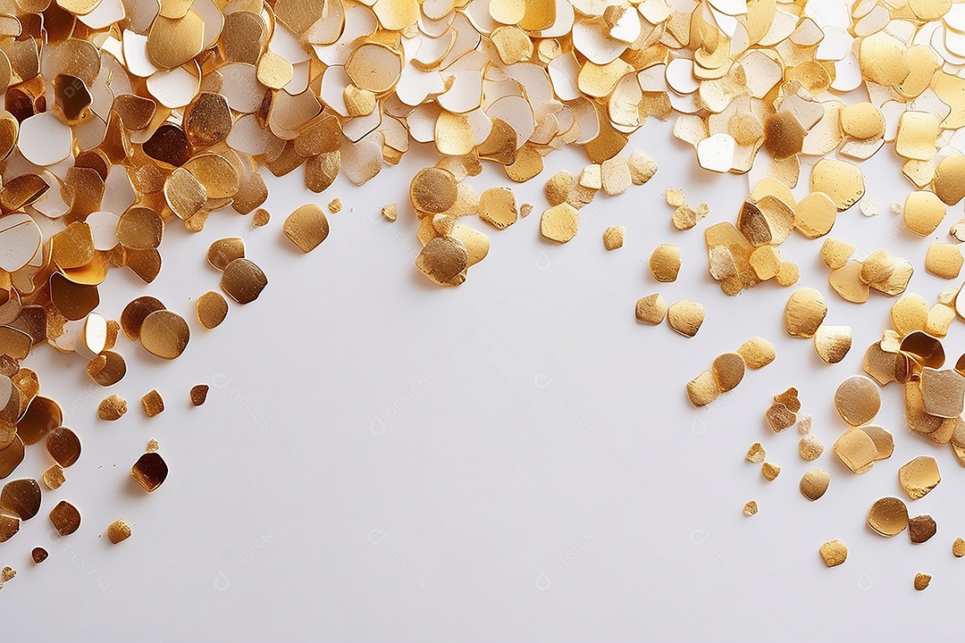 Fundo de cor gradiente de ouro branco