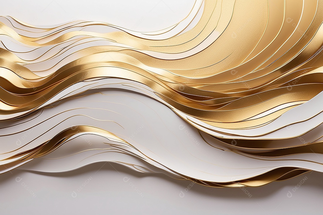 White Gold Gradient Color Background