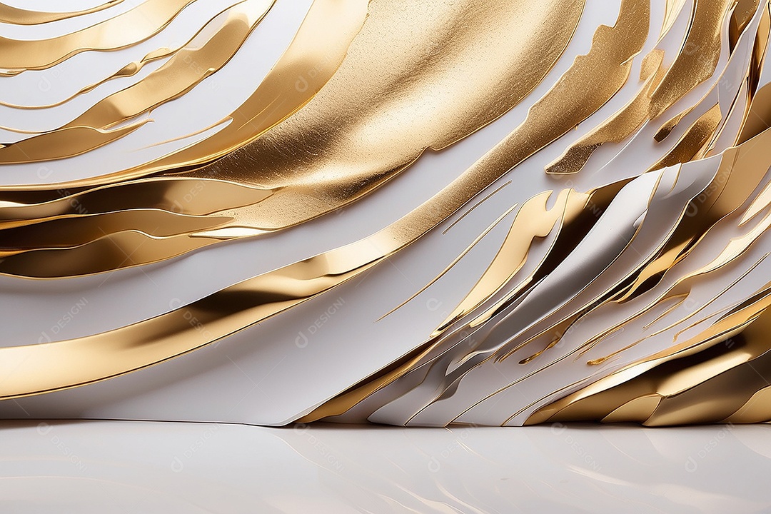 Fundo de cor gradiente de ouro branco