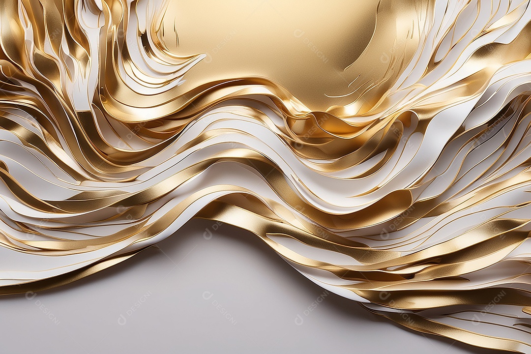 Fundo de cor gradiente de ouro branco