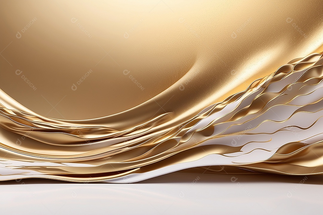 White Gold Gradient Color Background