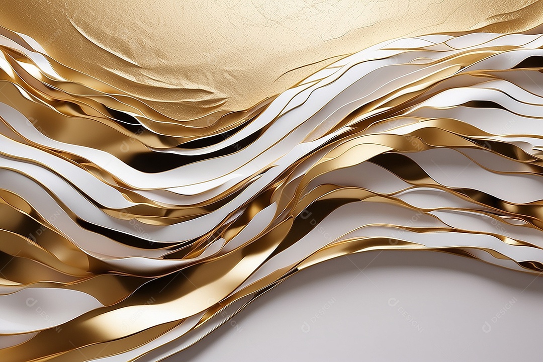 Fundo de cor gradiente de ouro branco