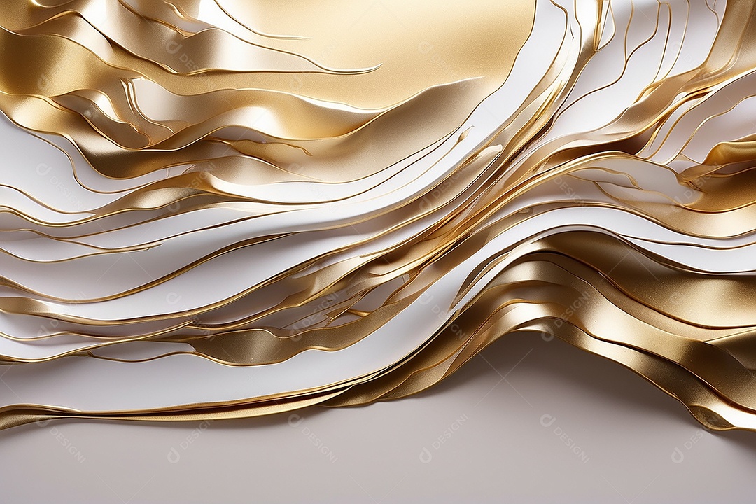 Fundo de cor gradiente de ouro branco