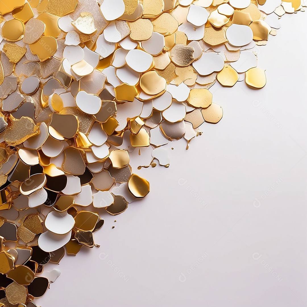 Fundo de cor gradiente de ouro branco