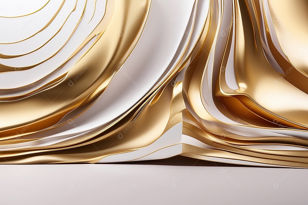 Fundo de cor gradiente de ouro branco