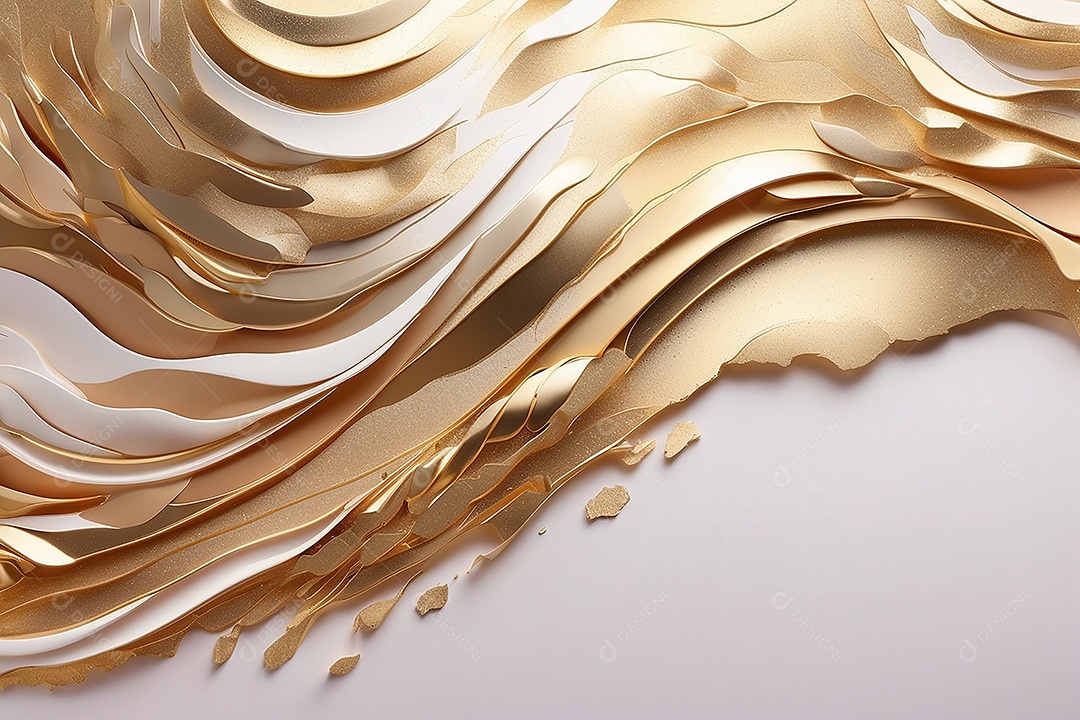 Fundo de cor gradiente de ouro branco