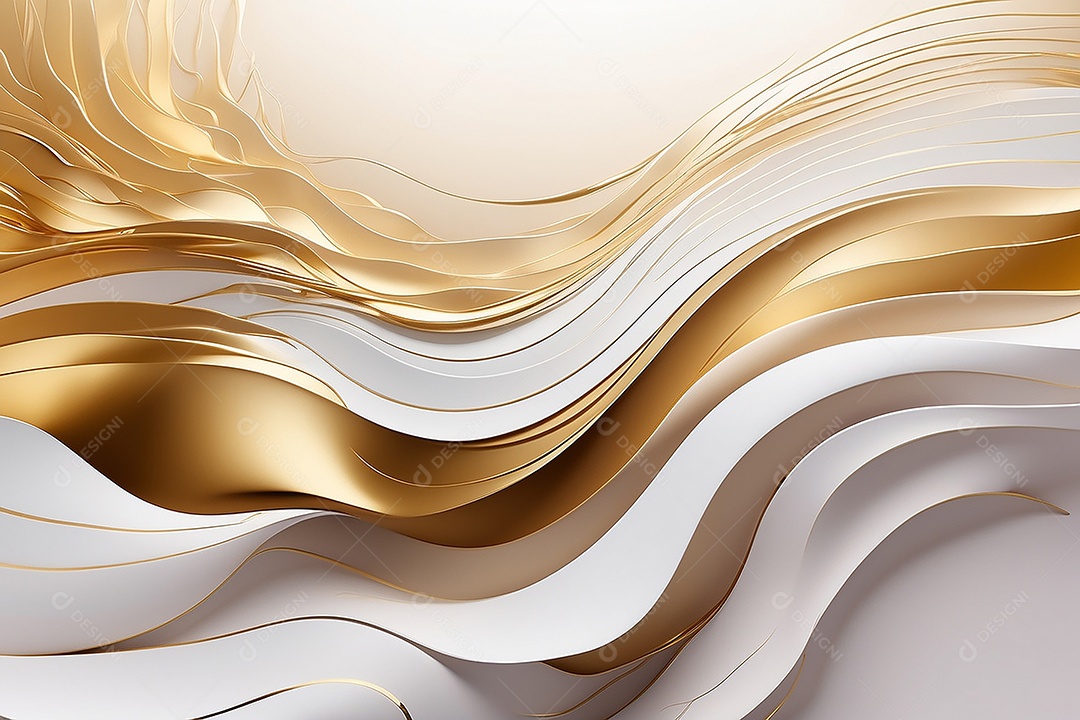 Fundo de cor gradiente de ouro branco