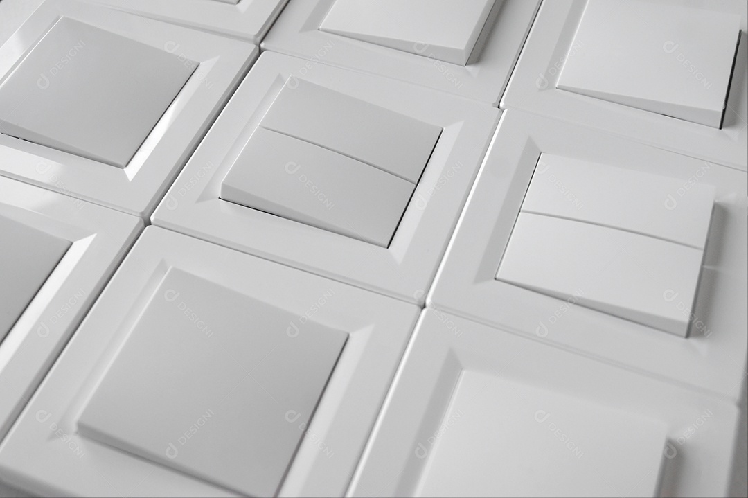 Muitos interruptores de luz