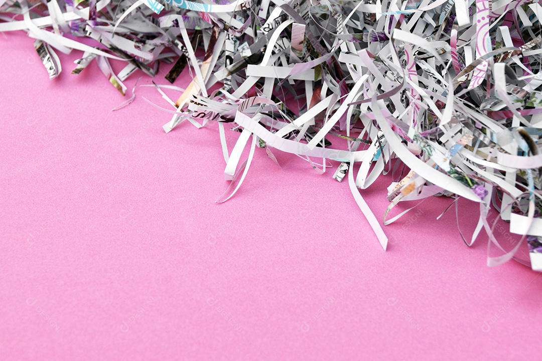 textura de papel picado e reutilização