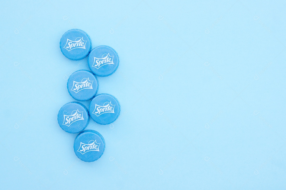 Tampas de garrafa pet de sprite