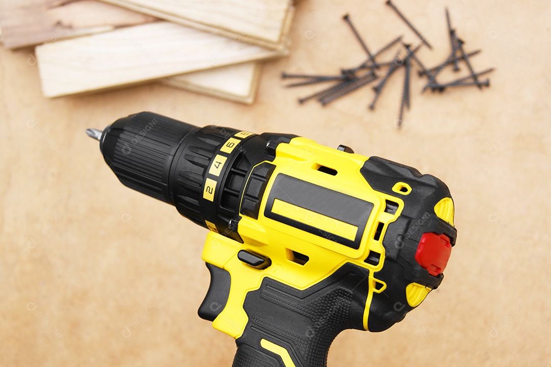 Parafusadeira tábuas parafusos