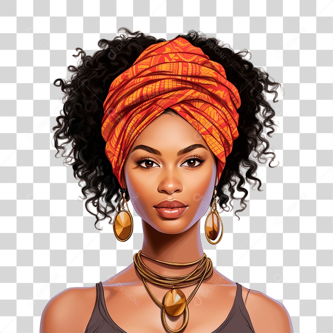 Mulher Dia da Consciência Negra 20 de Novembro PNG Transparente