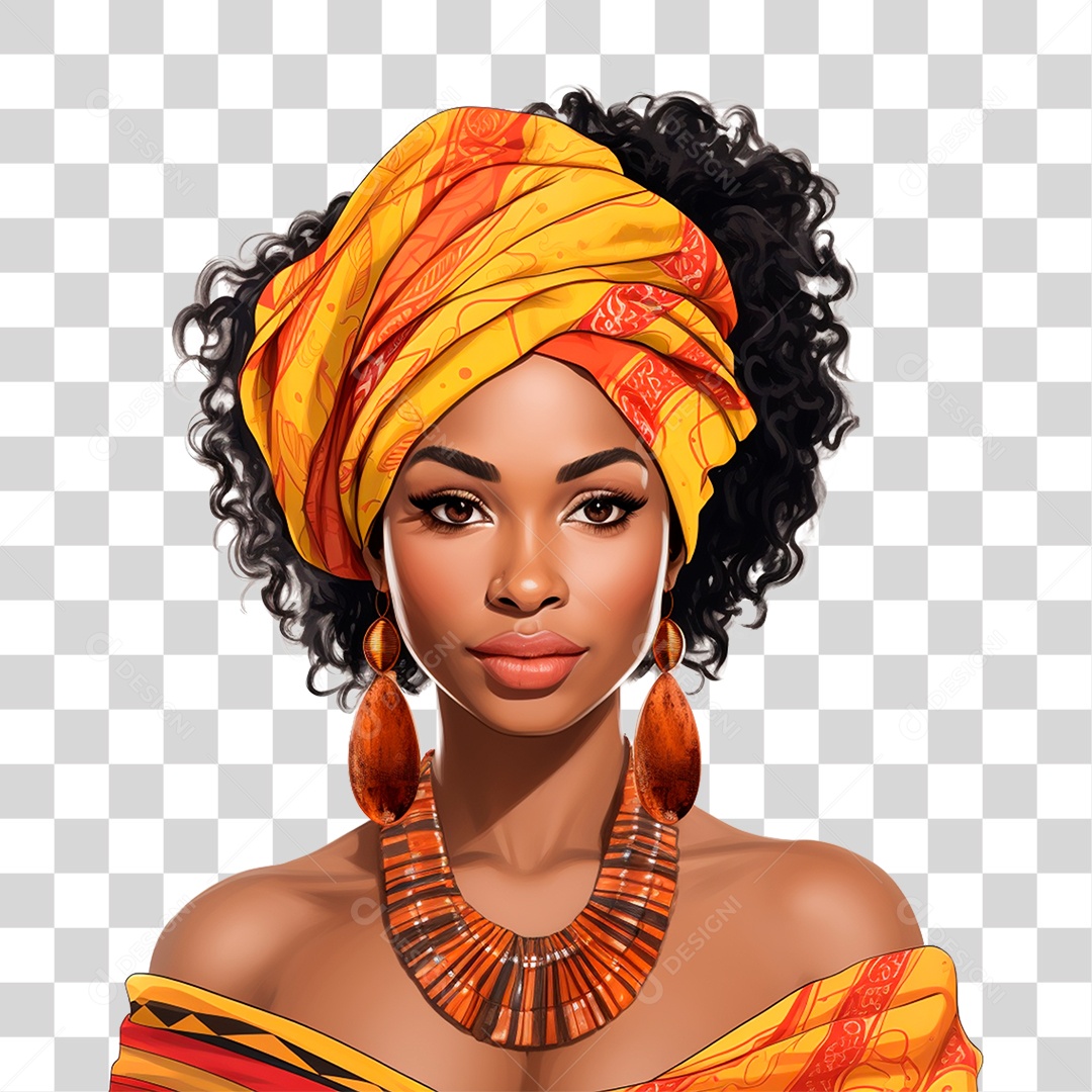 Mulher Dia da Consciência Negra 20 de Novembro PNG Transparente