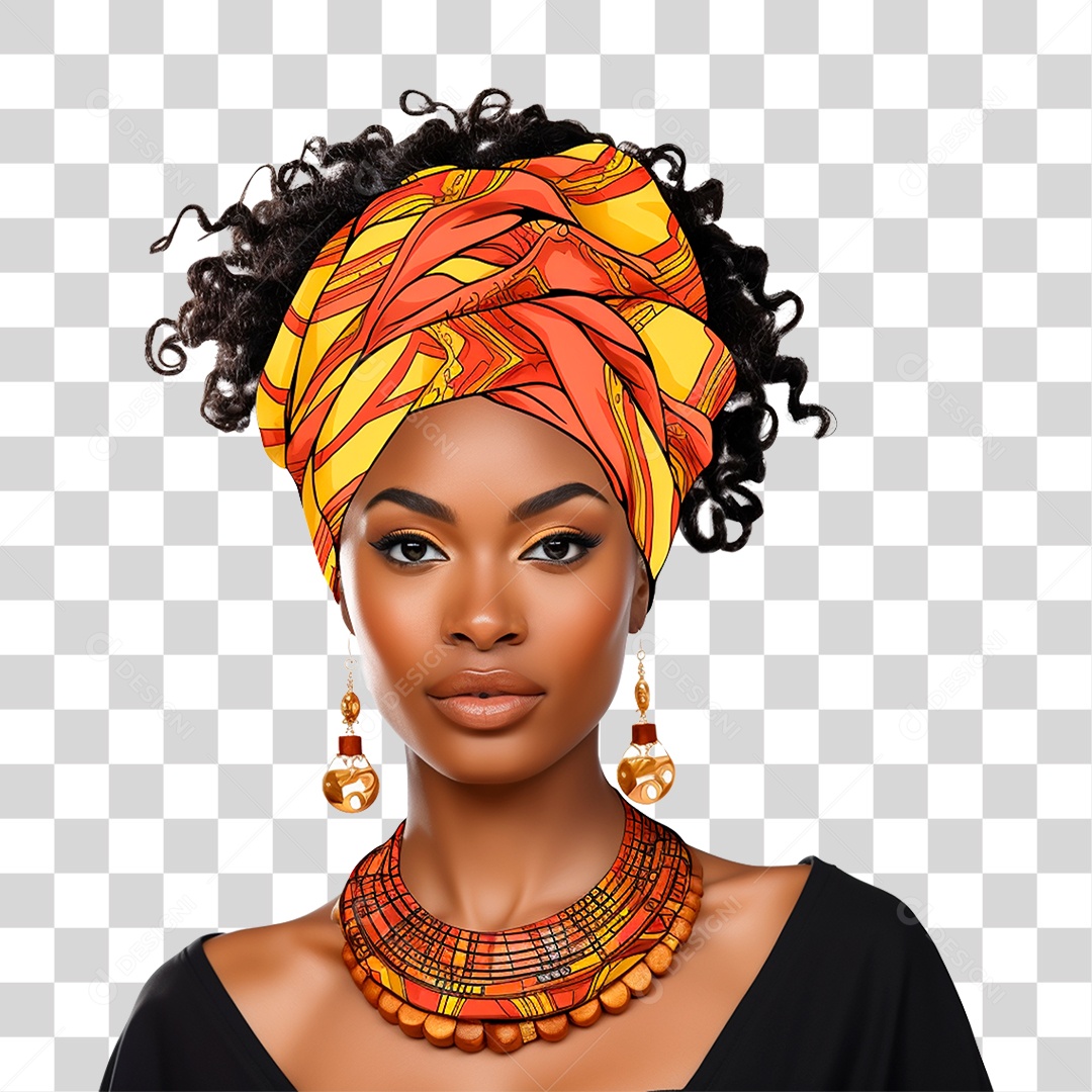 Mulher Dia da Consciência Negra 20 de Novembro PNG Transparente