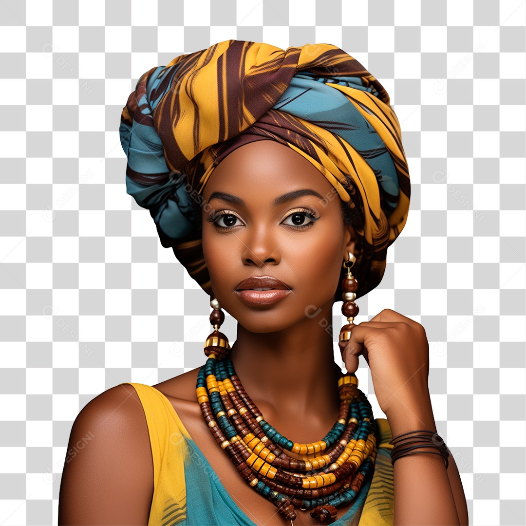 Mulher Dia da Consciência Negra 20 de Novembro PNG Transparente