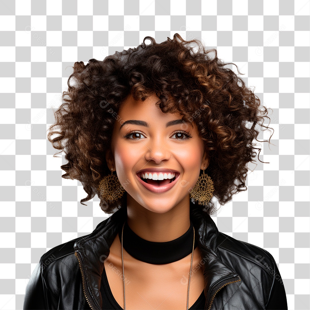 Cheerful Smiling Woman Black Awareness Day November 20 Transparent PNG