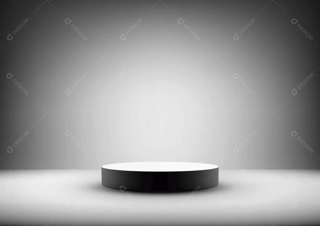 Modelo de Cenário de Pódio Minimalista Vetor EPS Editável