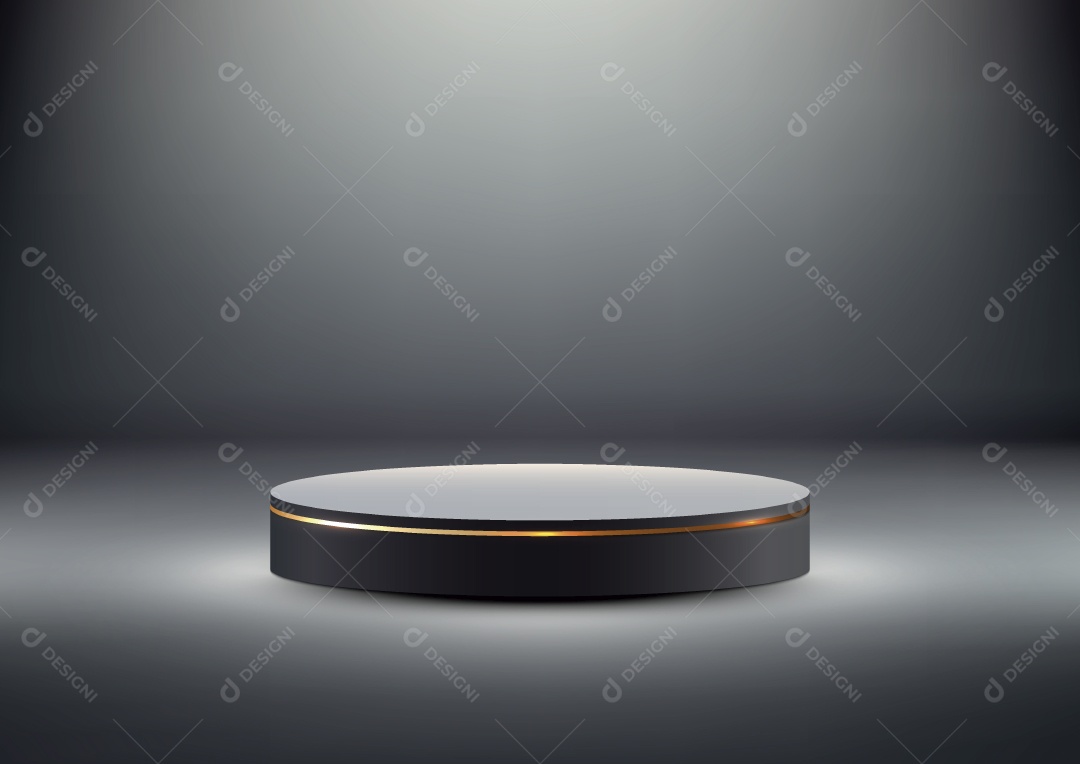 Modelo de Cenário de Pódio Minimalista Vetor EPS Editável