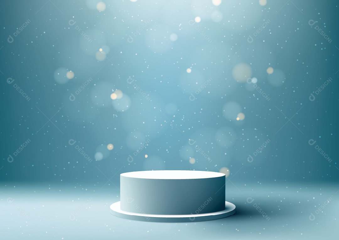 Modelo de Cenário de Pódio Minimalista Vetor EPS Editável