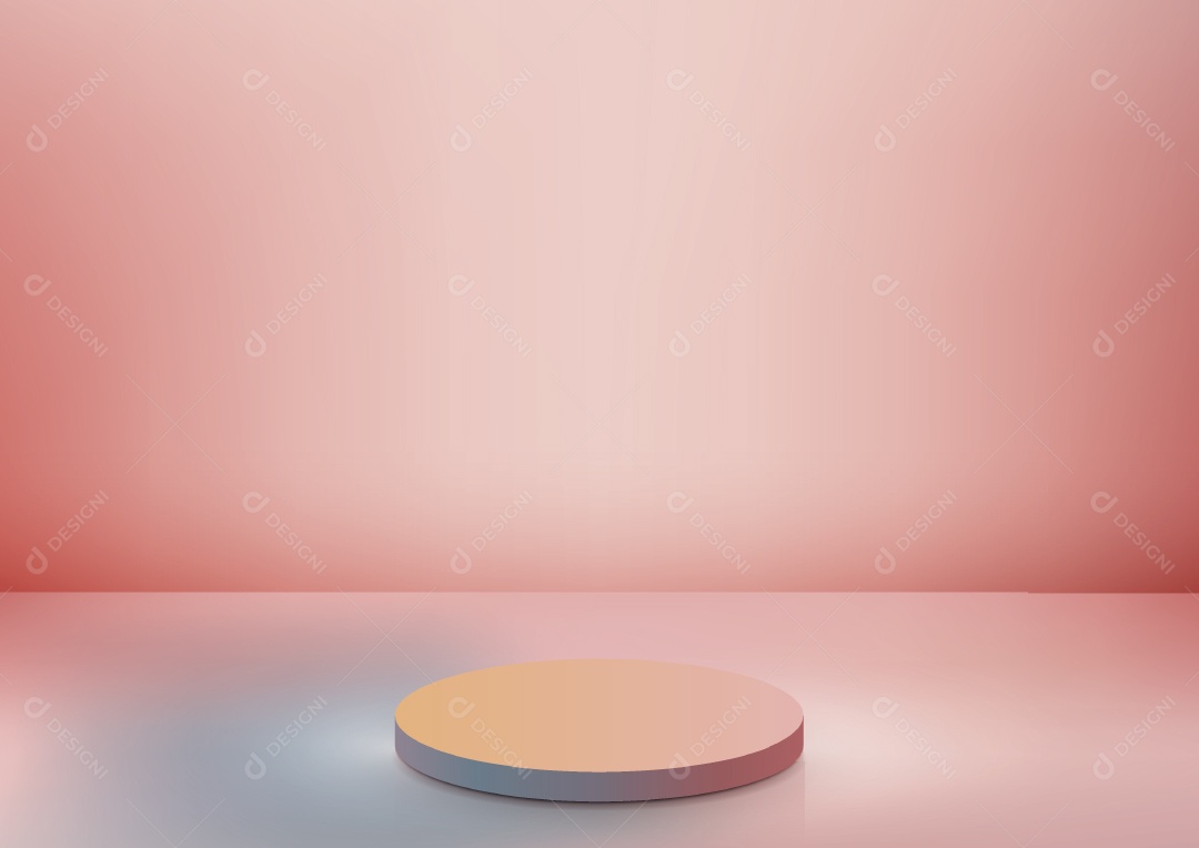 Modelo de Cenário de Pódio Minimalista Vetor EPS Editável