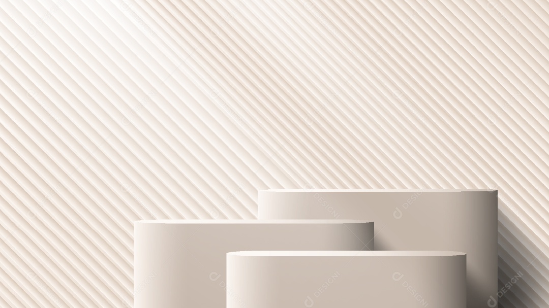 Modelo de Cenário de Pódio Minimalista Vetor EPS Editável