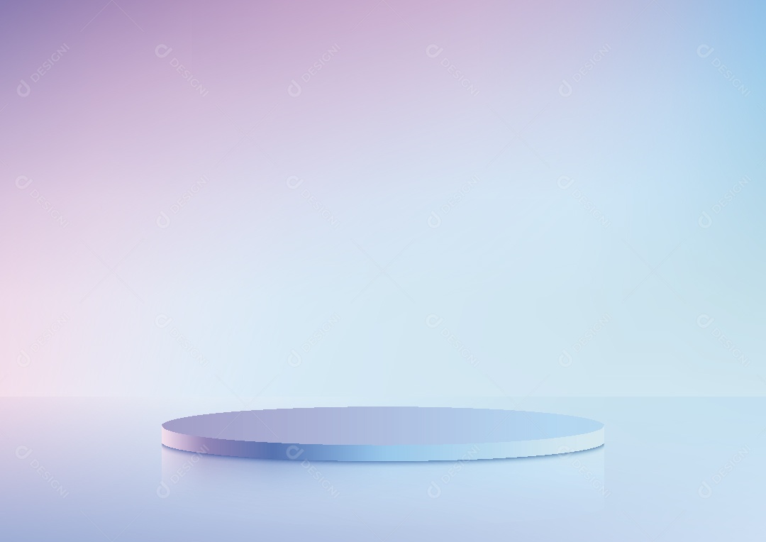 Modelo de Cenário de Pódio Minimalista Vetor EPS Editável