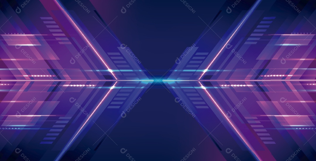 Background Tecnológico Ilustração Vetor EPS