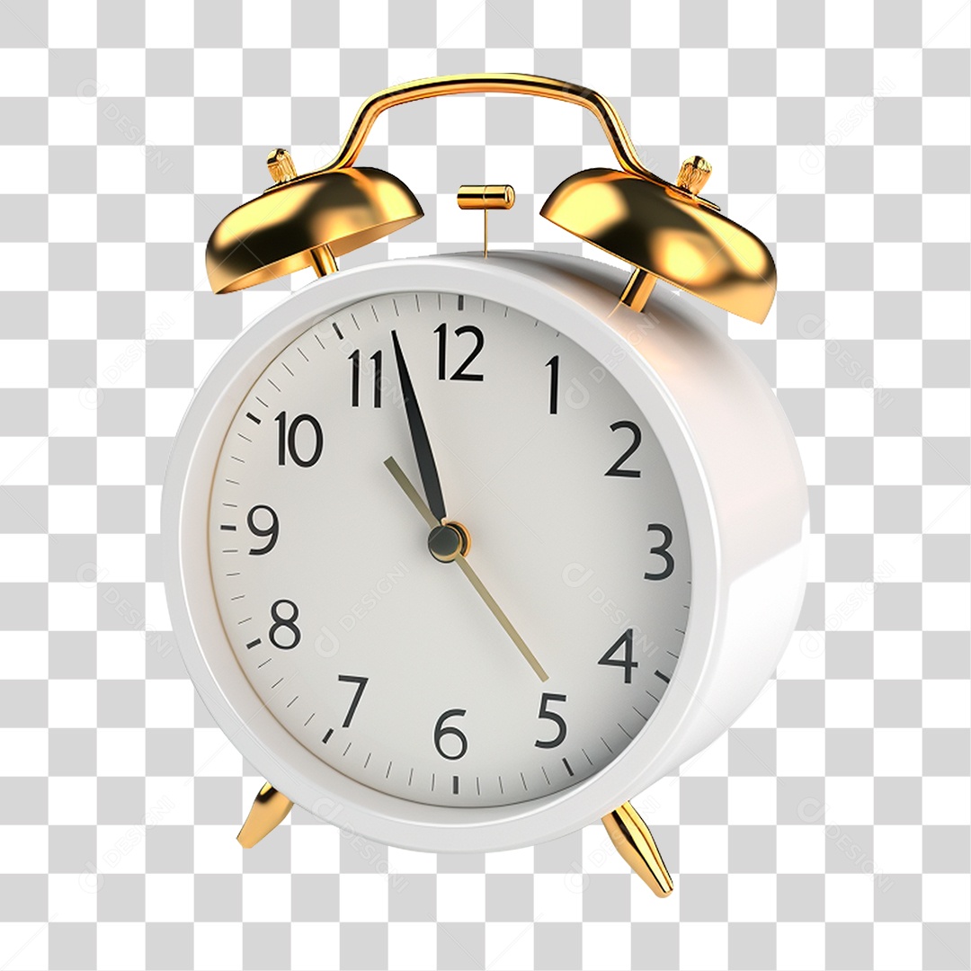 Relógio de Mesa Alarme PNG Transparente