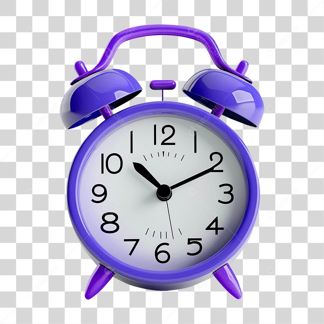 Relógio de Mesa Alarme PNG Transparente