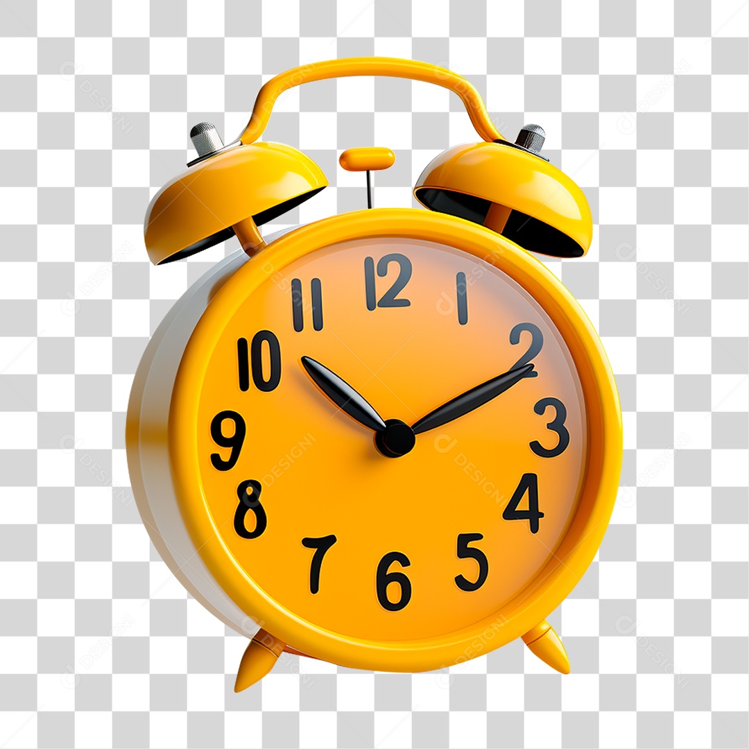 Relógio de Mesa Alarme PNG Transparente