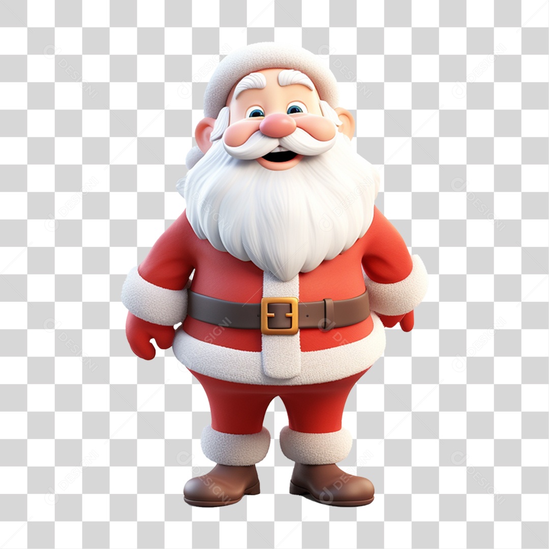 Papai Noel Final de Ano Natal PNG Transparente