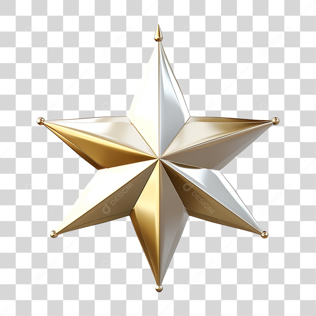 Estrela de Natal Enfeite Natalino PNG Transparente