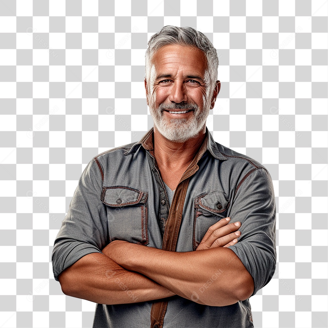 Homem Sorrindo Feliz PNG Transparente