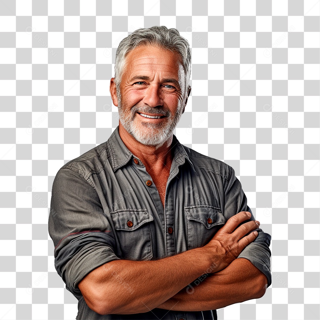 Homem Sorrindo Feliz PNG Transparente