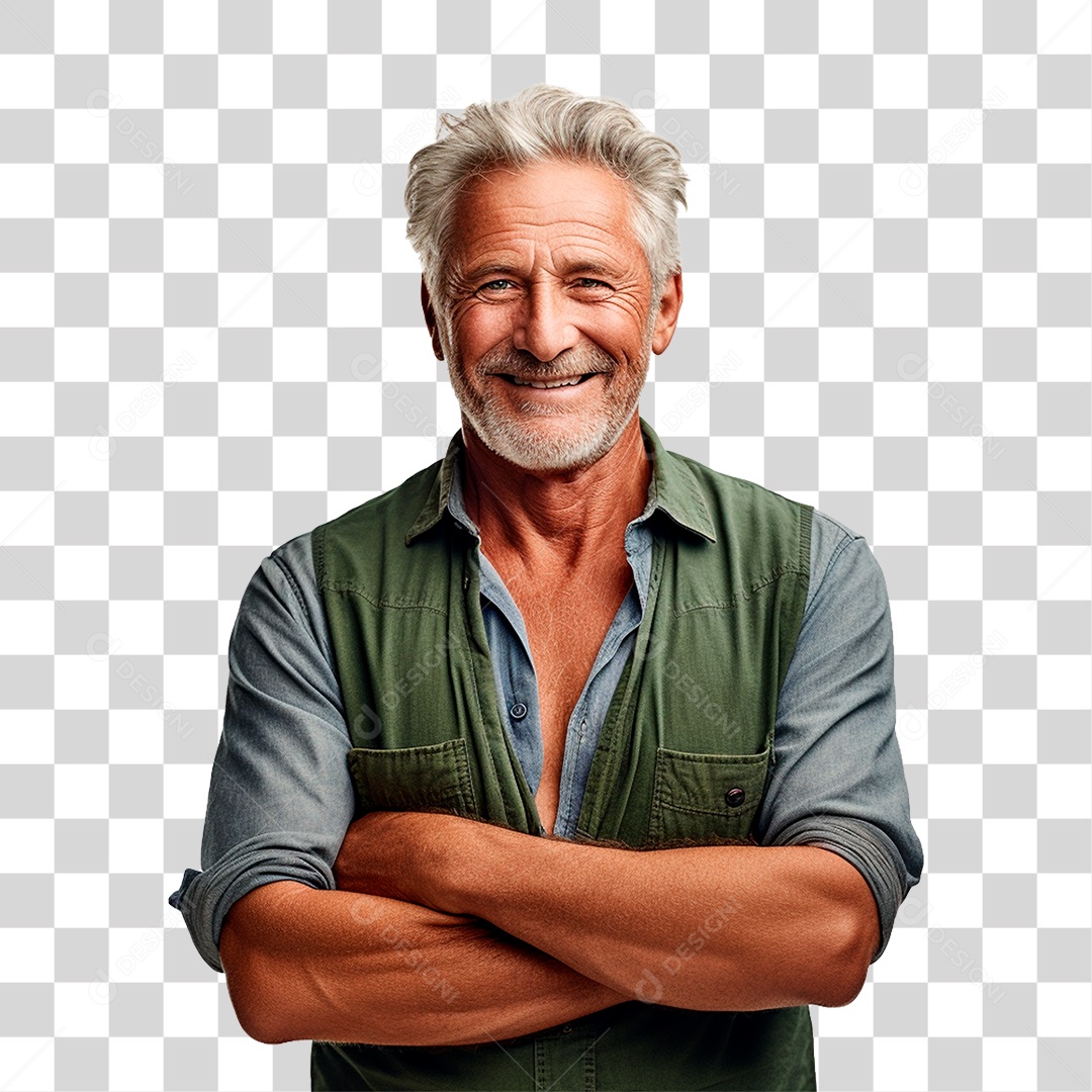 Homem Sorrindo Feliz PNG Transparente