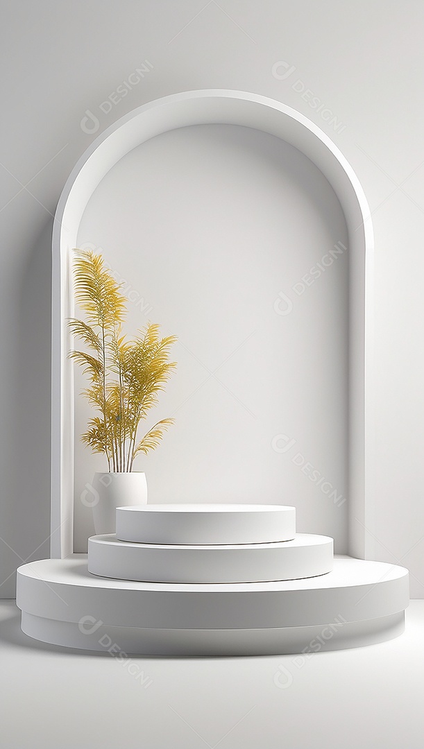 Podium pódio exibição fundo cenário background produtos produto IA Inteligência Artificial Fotos Imagens JPG