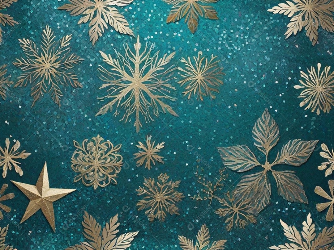 Crie um fundo de parede com uma textura brilhante, usando glitter e tintas metálicas para dar um aspecto festivo e glamoroso.