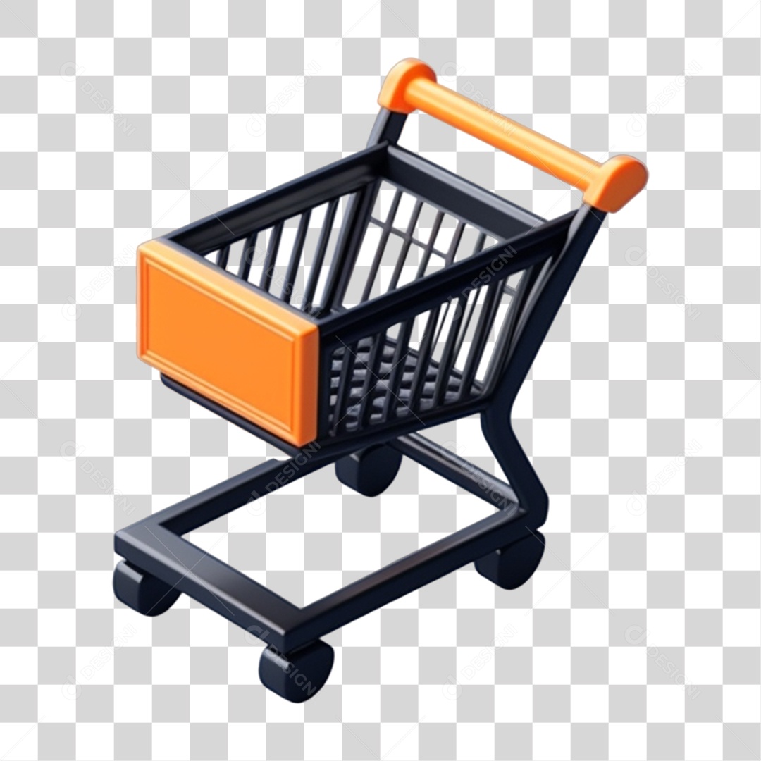 Black Friday Carrinho de Compras PNG Transparente