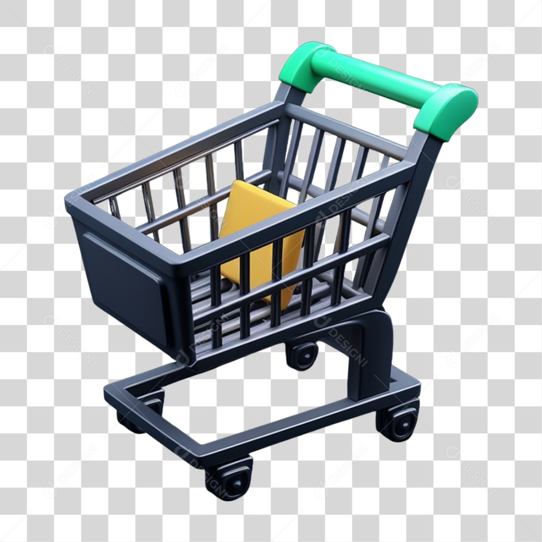 Black Friday Carrinho de Compras PNG Transparente