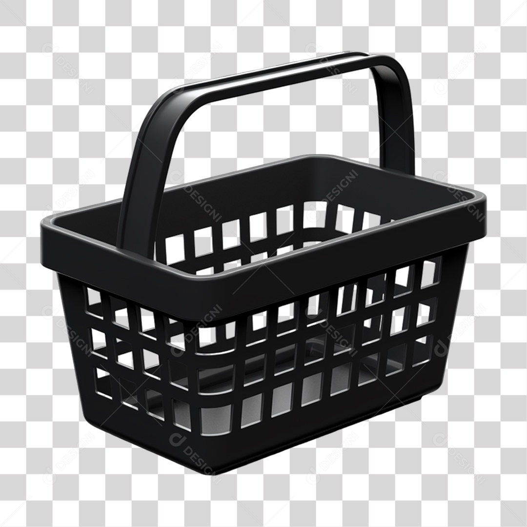 Black Friday Cesta de Compras PNG Transparente