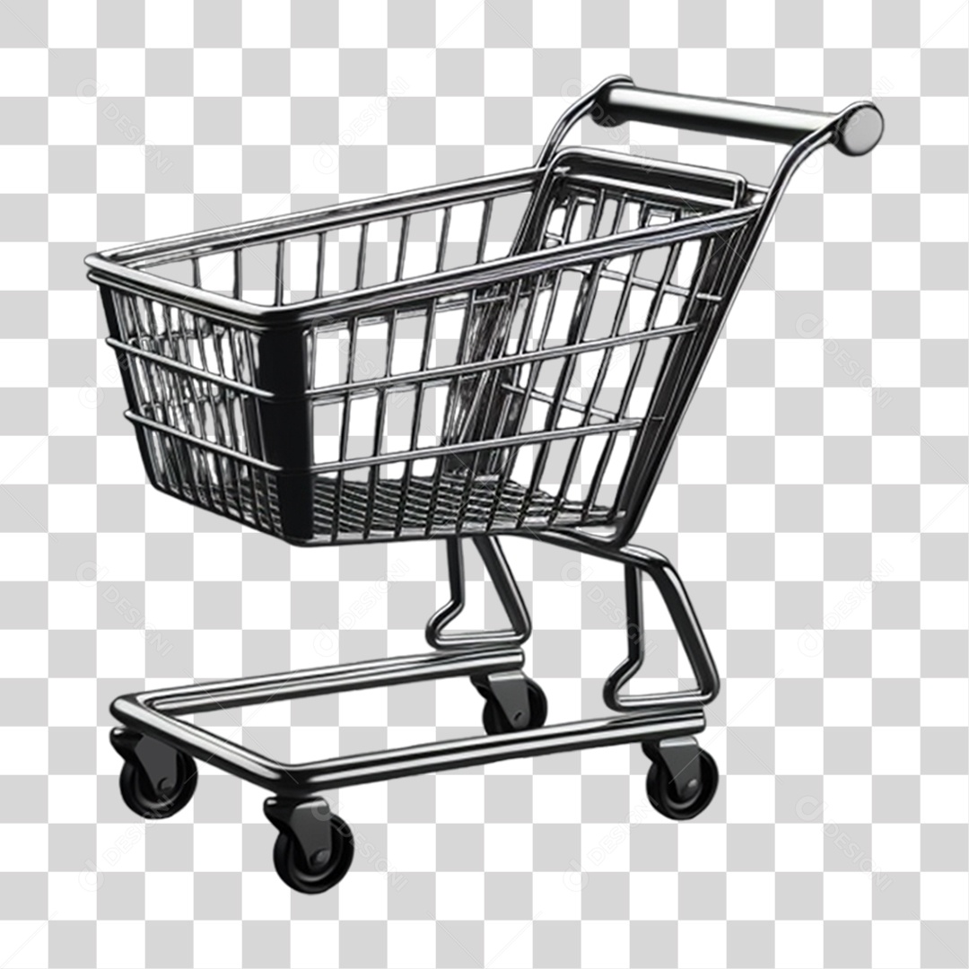 Black Friday Carrinho de Compras PNG Transparente