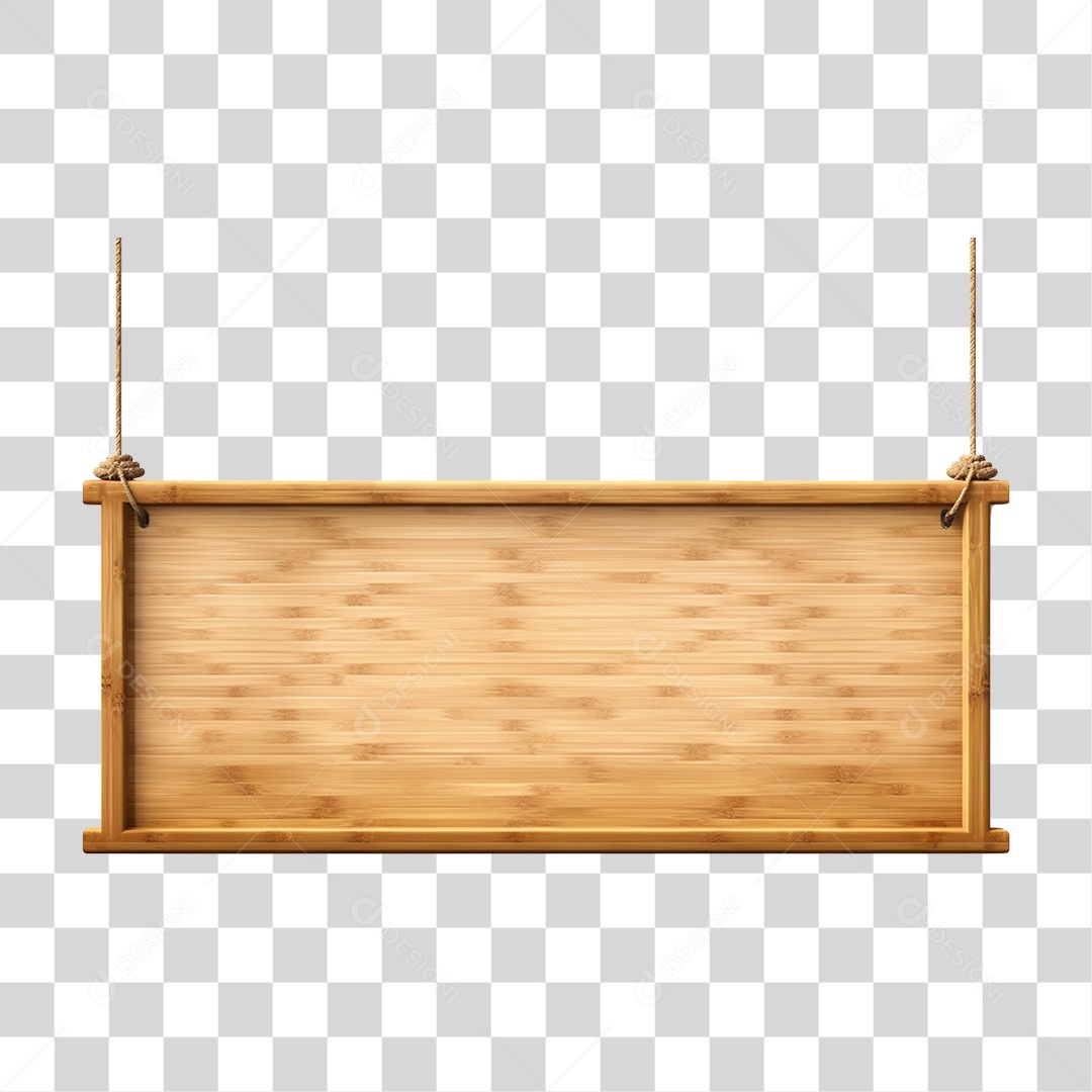 Placa de Madeira Letreiros PNG Transparente