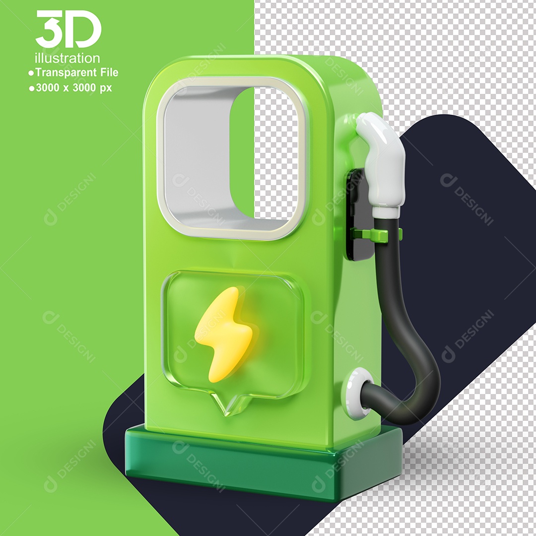 Bomba de Combustível Elemento 3D de Sustentabilidade para Composição PSD