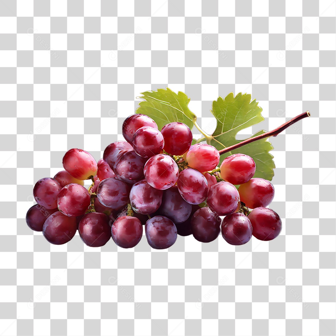 Cacho de Uvas Sucos PNG Transparente